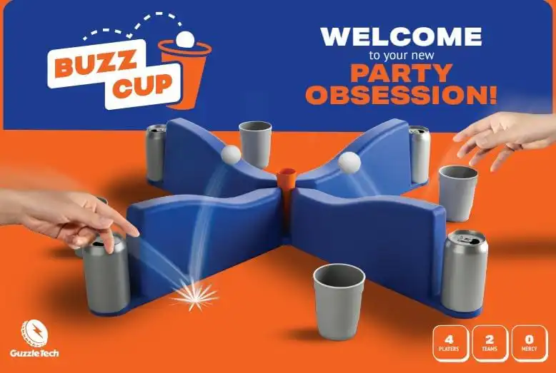 Buzz Cup™ Fast-Paced Tabletop Skill Game